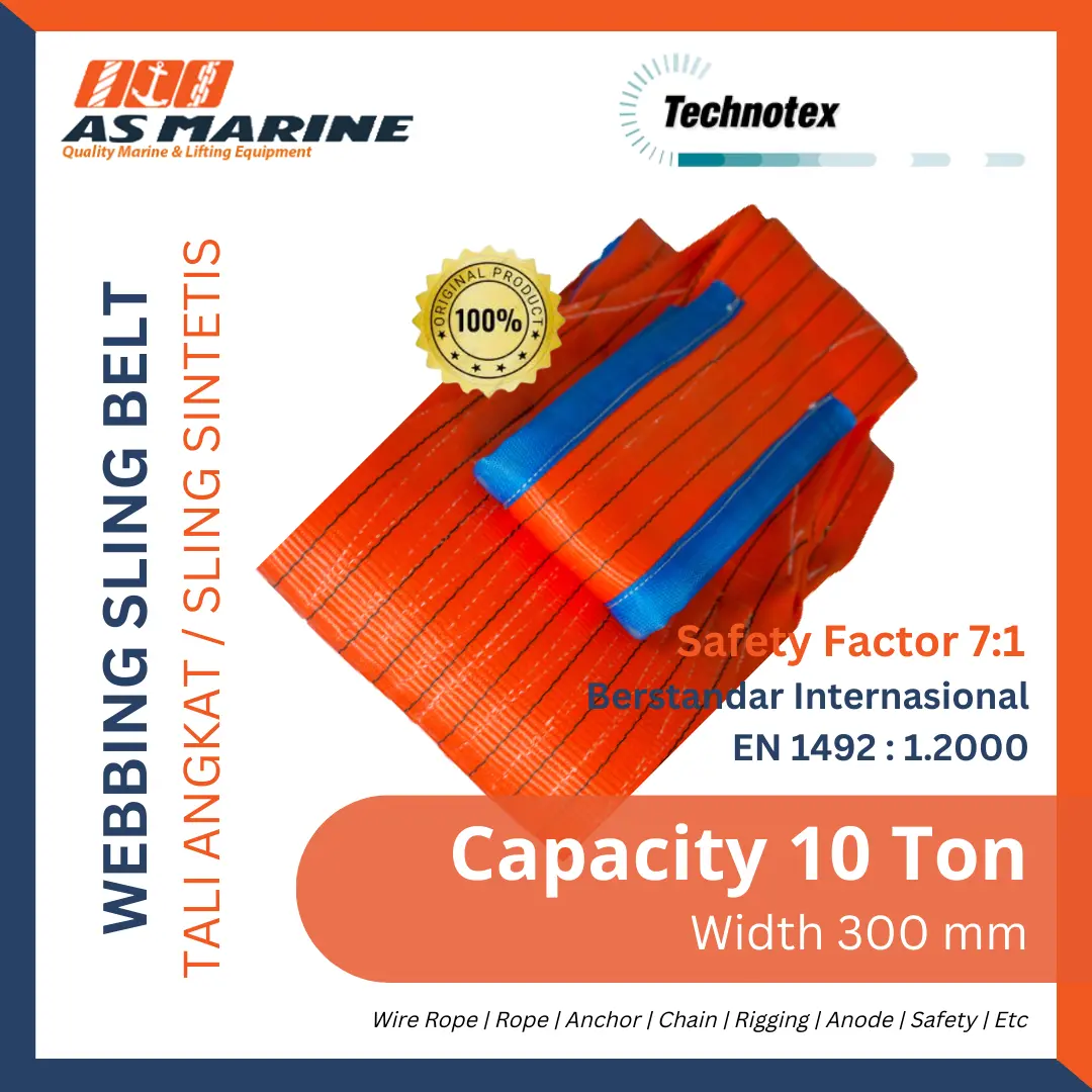 Webbing Sling 10 Ton Technotex